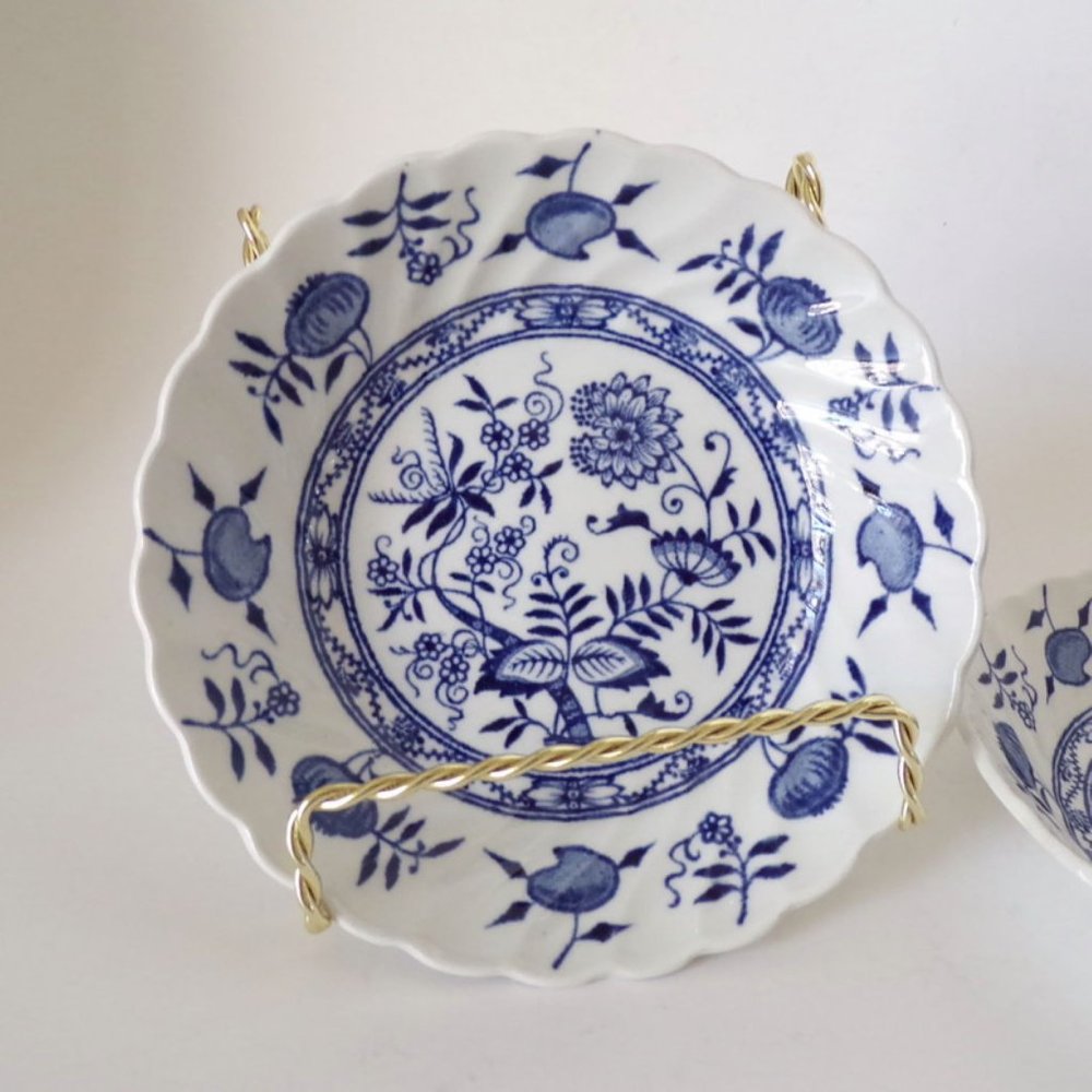 Blue Fjord Wood and Sons Ironstone Bowls Set of Two 5" Diameter   3010